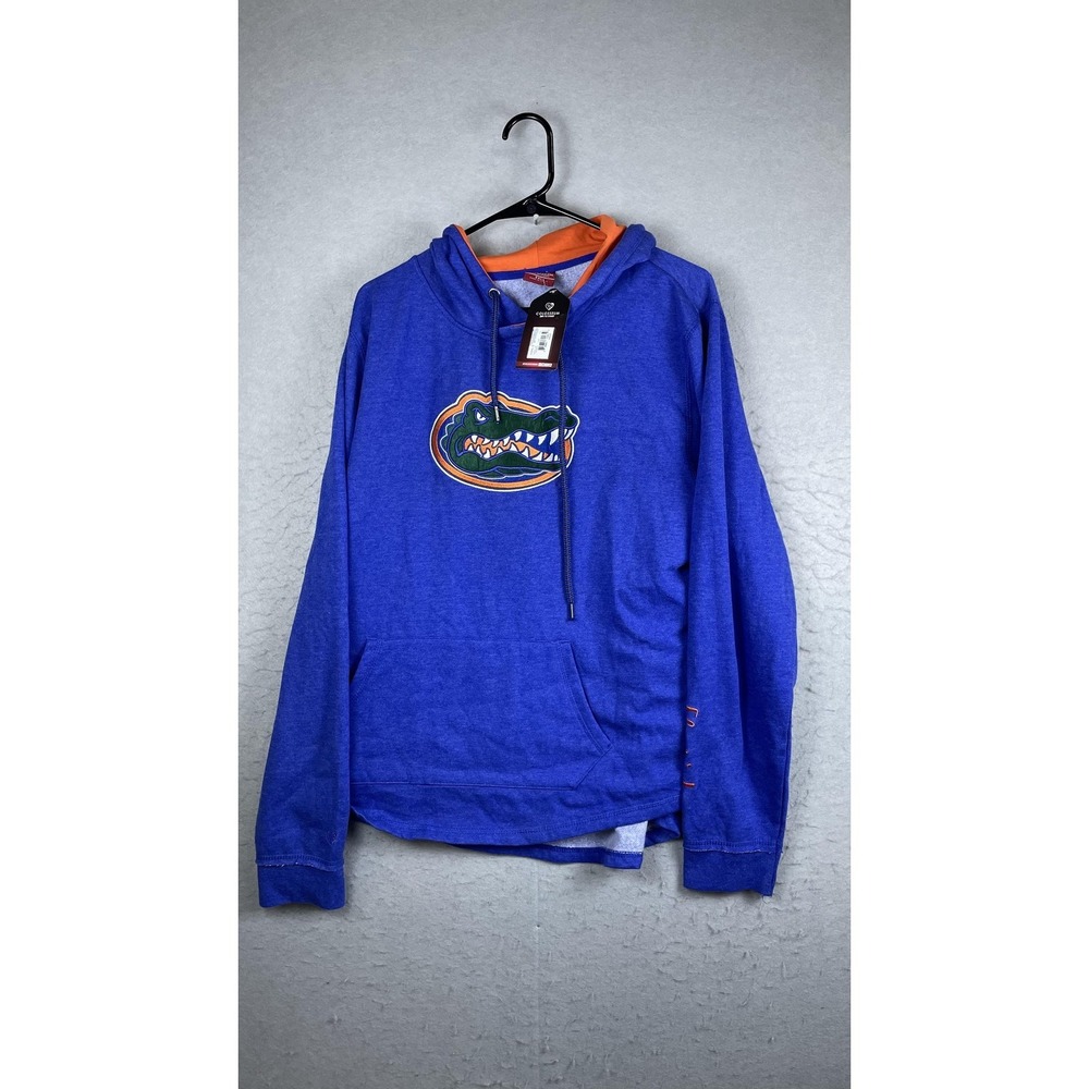 Florida Gators Hoodie Sweatshirt Womens 2XL Blue‎ NCAA Football Logo Colosseum